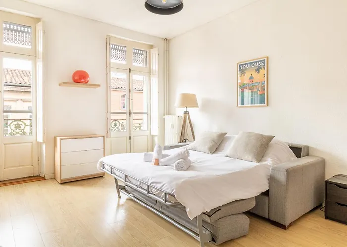 아파트 Charming Of 28 M2 In The Heart Of 툴루즈